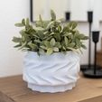 Blumentopf_geschwungen_1.jpg Curved flower pot | vase | decoration | gift idea | plant pot