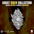 9.png Ghost Rider Head Collection for action figures