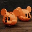 Mickey07.png Pumpkin Mickey Bowl Halloween Disney 2 models