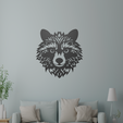 Racoon.png Racoon Wall Art