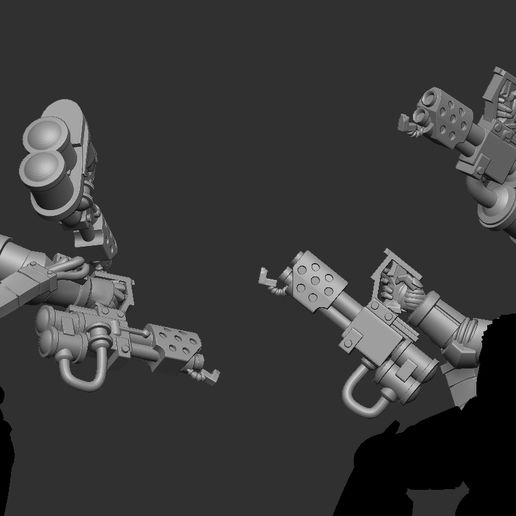 🎲 Harness-mounted Flamethrower・ STL File for 3D printing・Cults