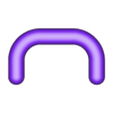 rounded_loop.stl round loop handle openSCAD module