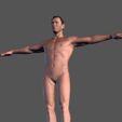 8.jpg Animated Naked Man-Rigged 3d game character Low-poly 3D model