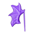 dragon wing hair stick 2.stl Dragon Wing Hair Sticks