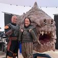 FJKjkeyXoAUnhpv.jpg RANCOR KEEPER DANNY TREJO, VINTAGE CUSTOM STAR WARS ACTION FIGURE, THE BOOK OF BOBA FETT, KENNER 3.75", CUSTOM 1/18 FIGURE