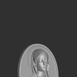 Blessed-Virgin-Mary-02.jpg Virgin Mary Medallion 3D Model