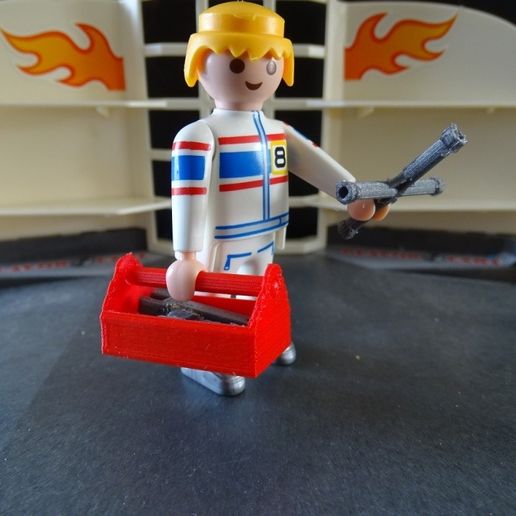 Miniature toolbox - 3D model önizlemesi