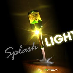 Splash_Light_by_Apex.jpg Бесплатный STL файл SplashLIGHT・Модель для загрузки и 3D-печати