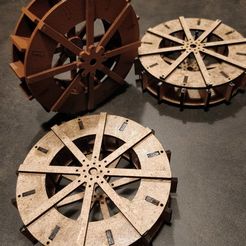 moulinv2.jpg Roue a aubes de moulin / Water mill wheel / medium or plywood 3mm