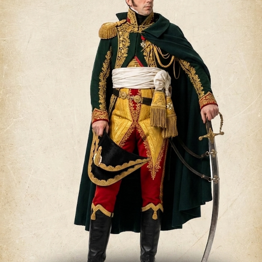 Soldat de l'empire no 102: Le Marechal Grouchy 3D model