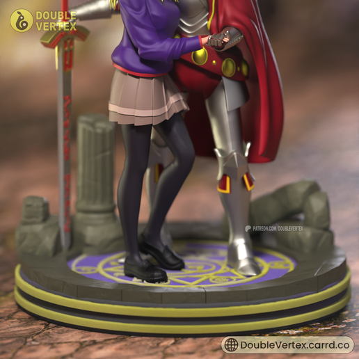 🧑‍🤝‍🧑 Sajou Ayaka e Saber Richard I - Fate/Strange Fake Anime