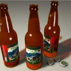 1ed273e66cdc1125607134dda24268e1_preview_featured.jpg Fichier STL gratuit Bouteille de bière・Plan pour impression 3D à télécharger
