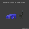 New-Project-2021-07-11T140706.177.png Nissan Skyline R34 Desk and chair for dioramas