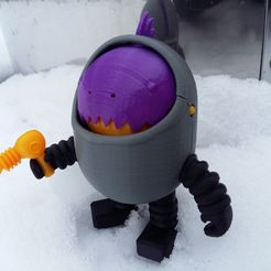 picture (9).jpg STL file Space fish astronaut・Model to download and 3D print
