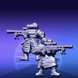 greenpostapoSolo2.jpg Scandalously Huge Postapocalypse Scavenger Force Builder! (10 minis - 256 bits)