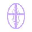 vulva stamp.stl Vulva Cookie Cutter - Cookie Cutter Vagina