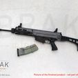 Picture of the finished product - not part of the sale! CZ 805 Bren 1/3 scale miniature