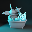 Preview2.png Vaporeon Bath Time 3D print model