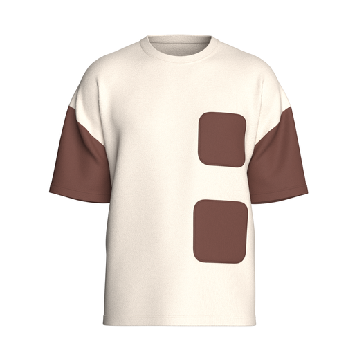 Men Shoulder Drop T shirt With Patch Pocket  | Marvelous / Clo3d / obj / fbx