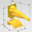 mides-becs.jpg Birds and their feeding. Didactic 3D of birds. Spanish language.