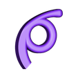 Pigs tail-L.stl STL file USB holder (Pigs-L type)・3D printer model to download