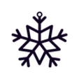 copo-de-nieve.stl snowflake christmas pendant