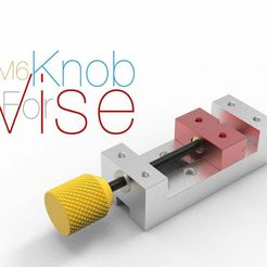 Knob-M6-for-Vise.jpg Free STL file Knob M6 for Vise・Model to download and 3D print