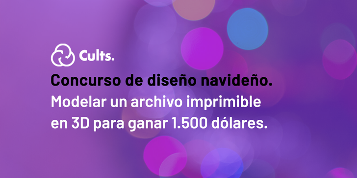 El desafío de diseño e impresión 3D de Navidad.