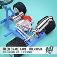 9.jpg Beer crate Kart / Fahrende Bierkiste - full model kit in 1:24 scale
