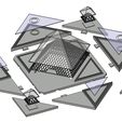 06-eclate.jpg Archivo STL pirámide del Louvre・Modelo para descargar e imprimir en 3D
