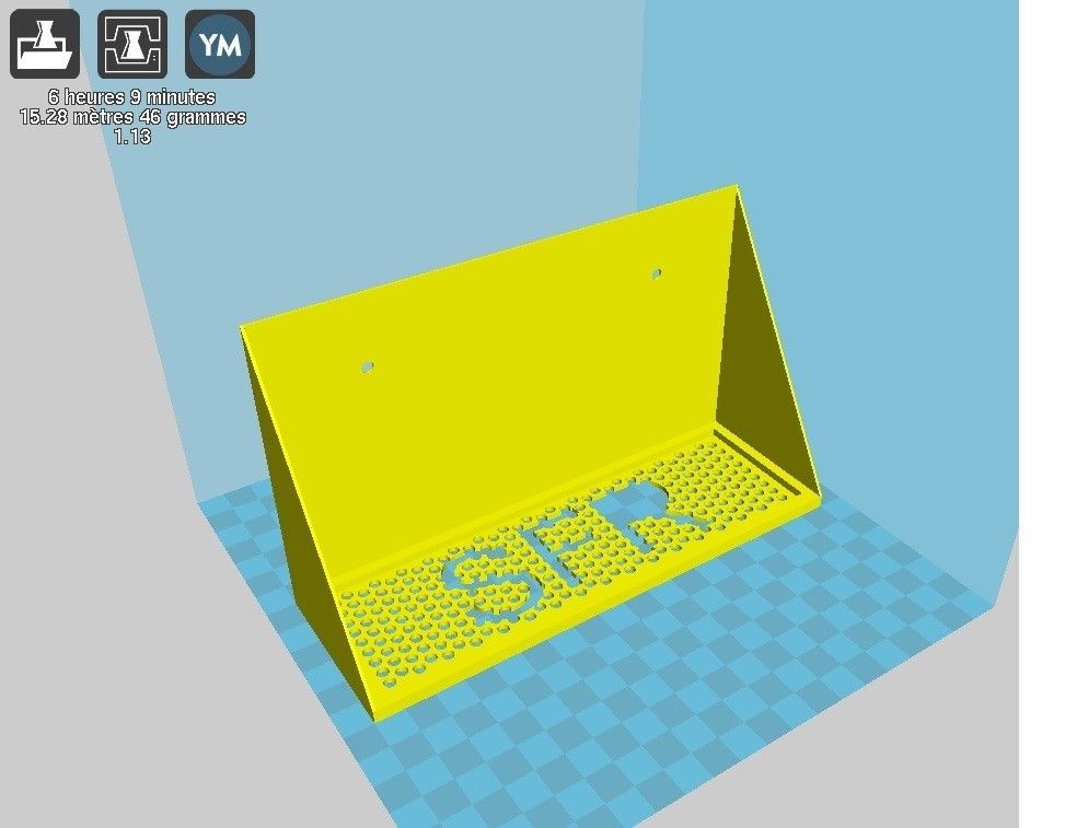 Etagére box sfr.jpg Download STL file Box shelf SFR • Template to 3D print, nicodem6087