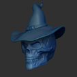 Shop3.jpg Skull witch with hat - eyes open, hollow inside