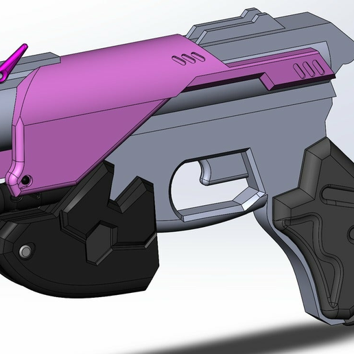 Dva Gun 3D model