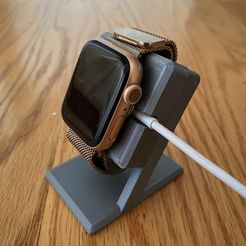 IMG_0308.jpg STL file Apple Watch charging stand・3D printable model to download