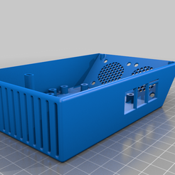ElectronicsBox-WithFanGrills.png Free STL file Ender 3 V2 Electronic Box Extension Mainborad Silent fans (v1)・3D printable design to download, micah7