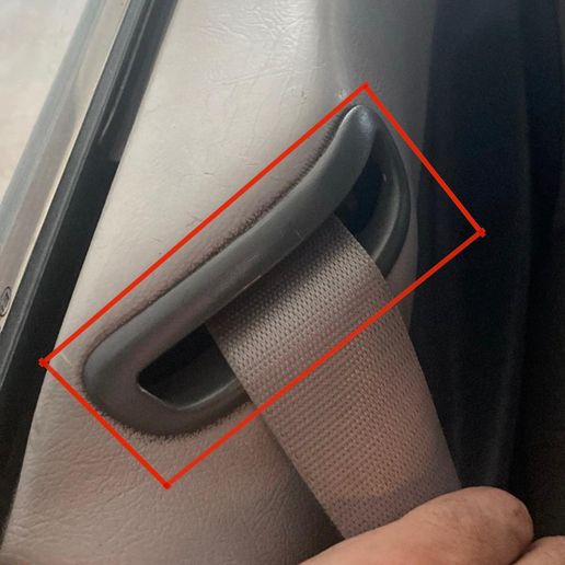 Mercedes Benz W208 - W209 CLK  seat belt cover