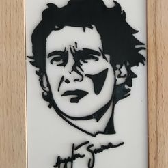 portrait-senna.jpg Archivo 3MF Ayrton Senna・Objeto imprimible en 3D para descargar