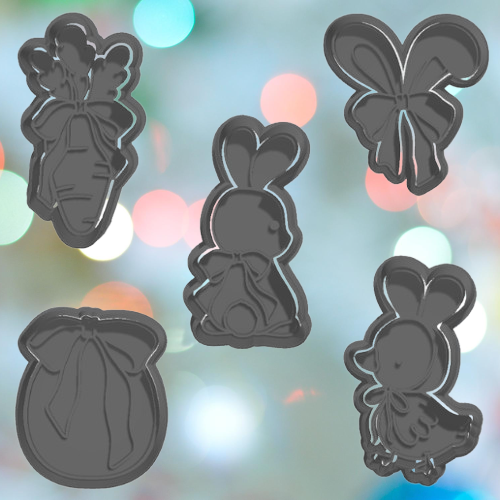 Easter Cookie Cutter Set