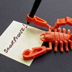 main_display_large.jpg Free STL file Scorpionz... with Rotating Tail and Pincers that Nip!・3D printable design to download, Muzz64