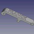 décapsuleur-Franck.JPG STL file FRANCK pocket bottle opener・3D printing design to download