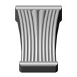 Curved-face-Ribbed-corbel-bracket-220x150-02.jpg Modern ribbed curved corbel bracket 3D print model