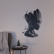 wall-art-5.png Baby Groot wall decoration 2d wall art Marvel