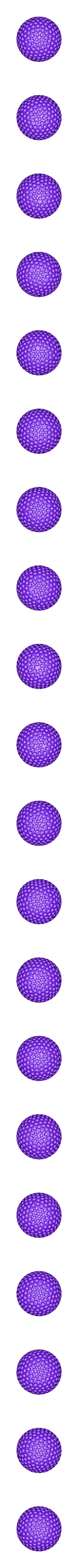 336shallow.stl Golf ball generator