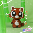 RedPanda_001.png Cute Flexi Red Panda