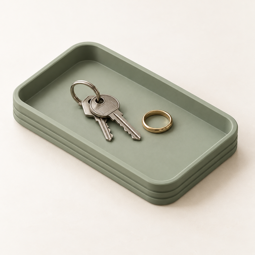 Mare Organizer Tray | Minimalist Catchall | 150 x 100 mm STL