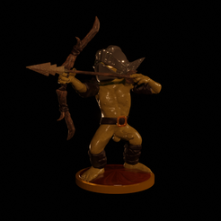 A0.png Free STL file Goblin Archer 1・3D printing model to download