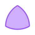 guitar_pick.STL Aiguille de guitare triangulaire 0.6mm