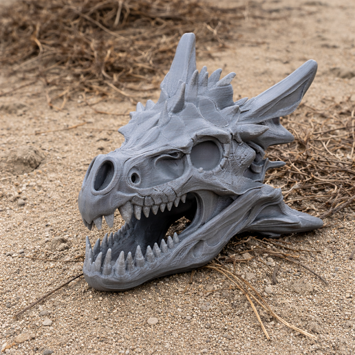 Shamosaurus Skull