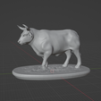 pose_3_bull_base.png Cattle Miniatures/Statues Set (32m and 1:24 scale)