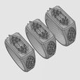 wf0.jpg Fichier STL Bague rectangulaire avec baguettes de diamant sur le dessus et la tige Us tailles 7 8 9 Modèle d'impression 3D・Objet imprimable en 3D à télécharger